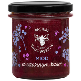 Miód z czarnym bzem 430g