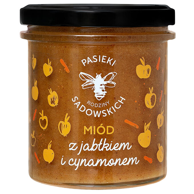 Miód z jabłkiem i cynamonem 430g