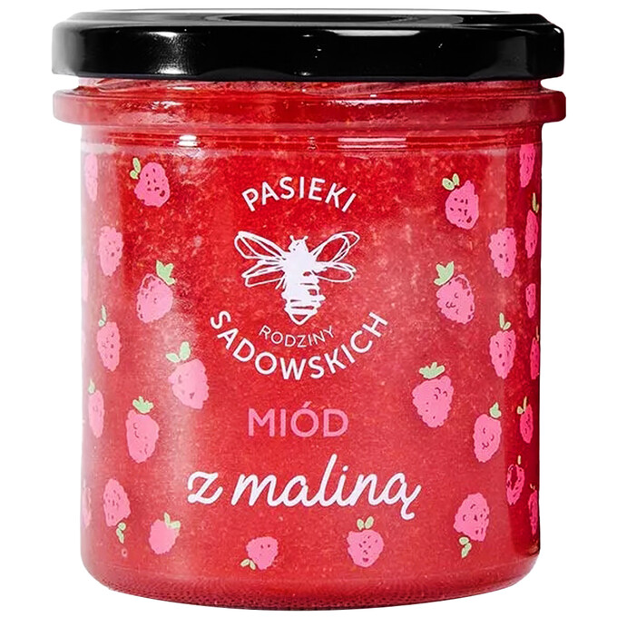 Miód z maliną 430g