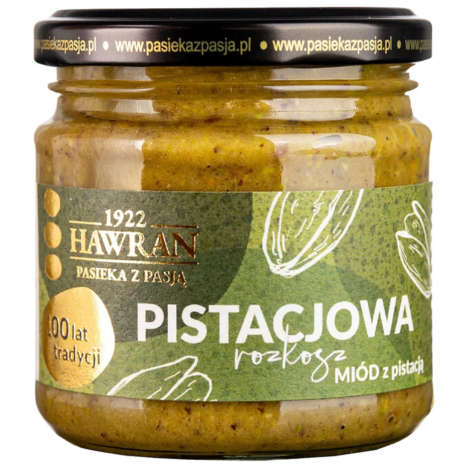 Pistacjowa Rozkosz - miód z pistacją 240g