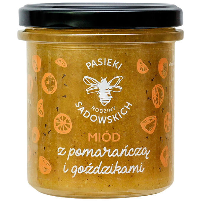Miód z pomarańczą i goździkami 430g