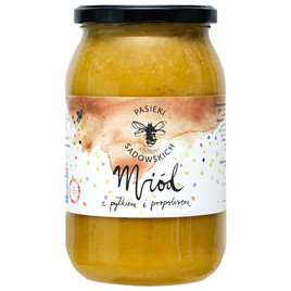 Miód wielokwiatowy z pyłkiem i propolisem 1200g