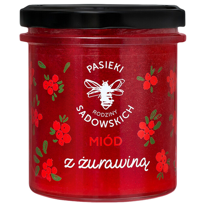 Miód z żurawiną 430g