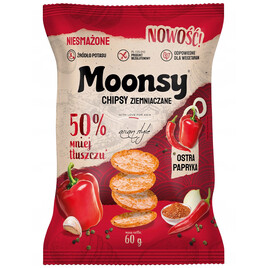 Moonsy Chipsy ziemniaczane ostra papryka 60g