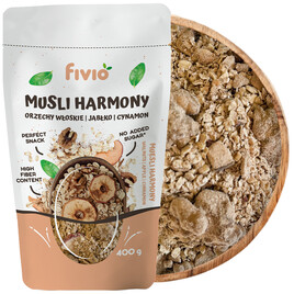 Musli HAMRMONY orzechy włoskie, jabłko, cynamon 400g