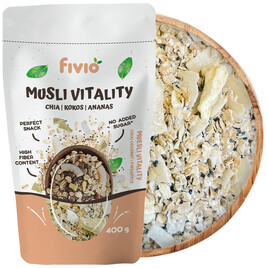 Musli VITALITY chia, kokos, ananas 400g