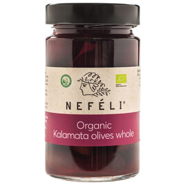 Oliwki czarne Kalamata z pestką w zalewie bio 300 g (170 g)