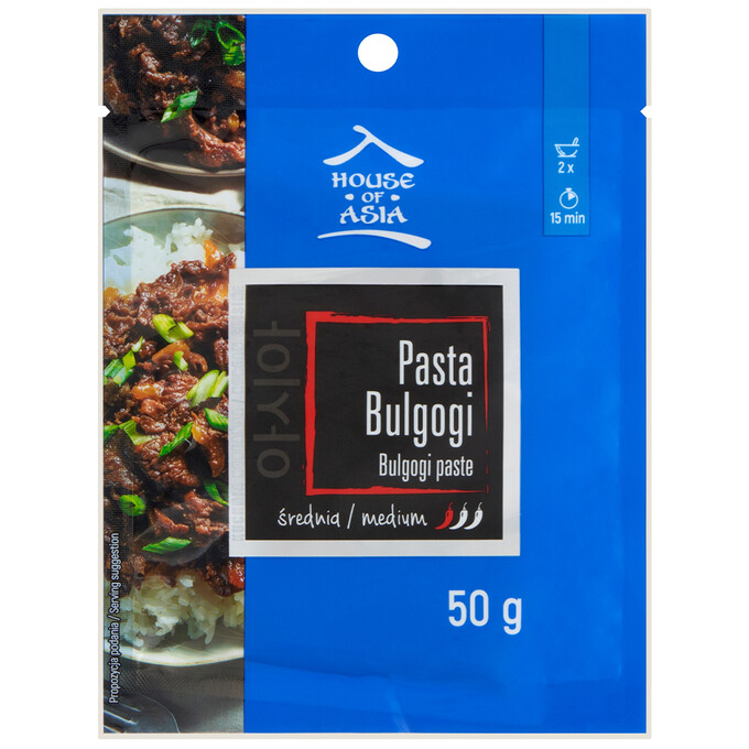Pasta Bulgogi średnio-ostra 50g