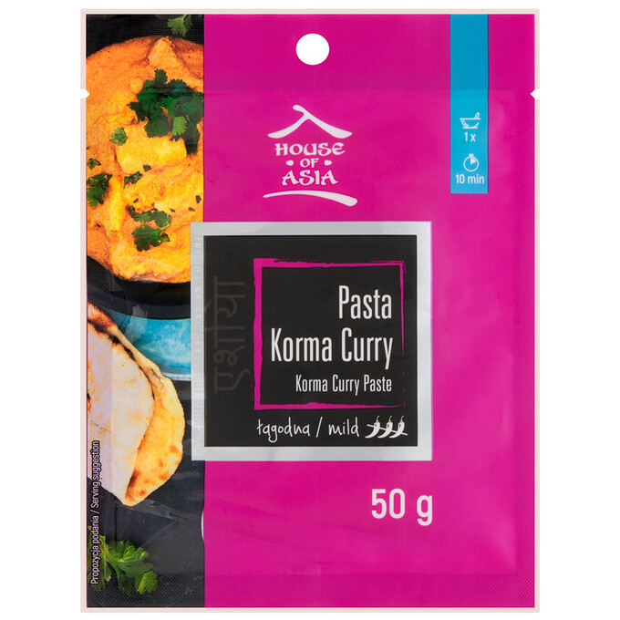 Pasta Korma Curry łagodna 50g