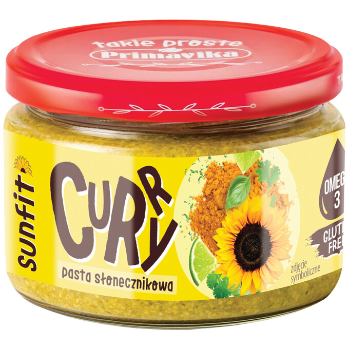 Pasta słonecznikowa z curry 180 g