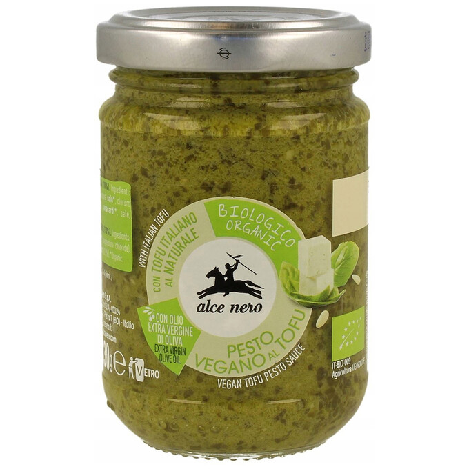 Pesto bazyliowe z tofu wegańskie bio 130 g