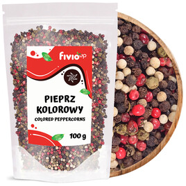 Pieprz kolorowy ziarno 100 g