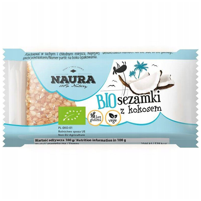 Sezamki z kokosem BIO 27 g