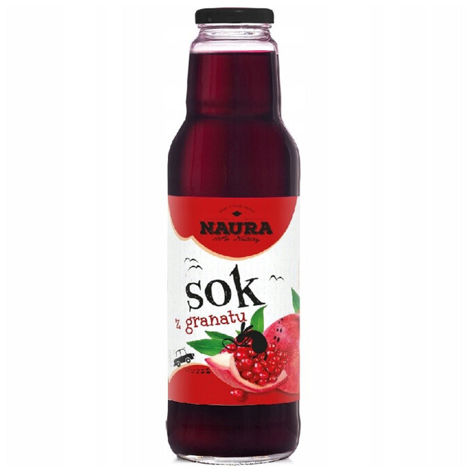 Sok z granatu bez dodatku cukru 750 ml