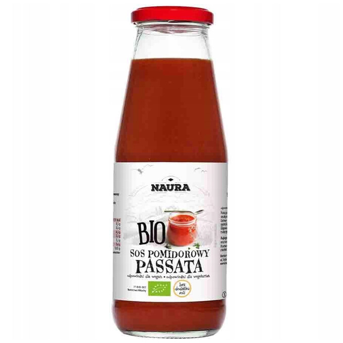 Sos pomidorowy Passata BIO bezglutenowy 680 g