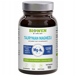 Taurynian Magnezu (600 mg) - 100 kapsułek