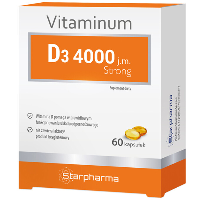 VITAMINUM D3 4000j 60 kaps