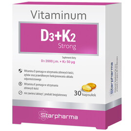 VITAMINUM D3 + K2 STRONG 30 kaps