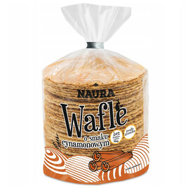 Wafle o smaku cynamonowym bez dodatku cukru 100g