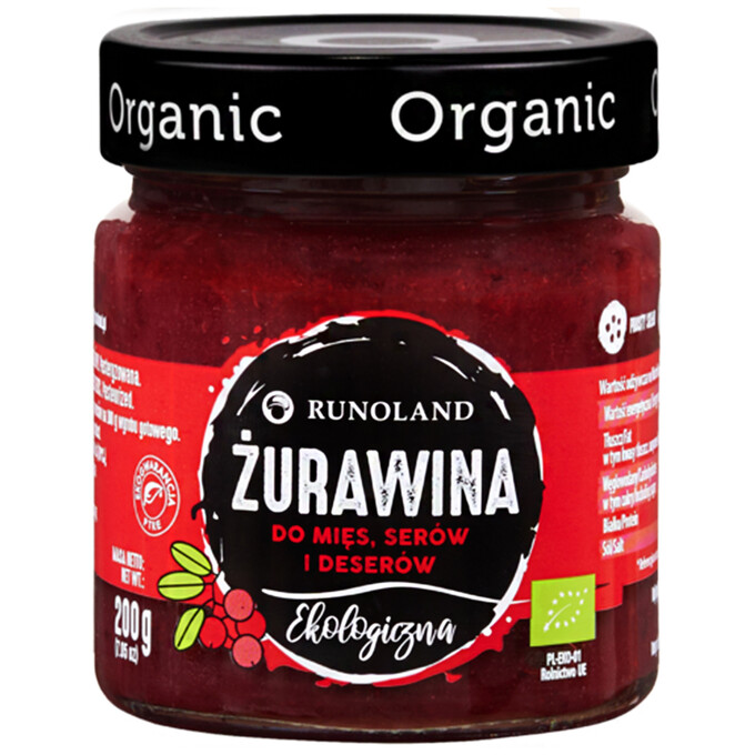 Żurawina do mięs, serów i deserów BIO 200 g