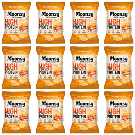 Moonsy soczewicowe Cheddar 60g 12 szt