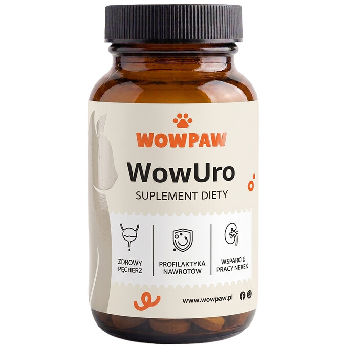 WowPaw WowUro - 60 tabletek 84 g