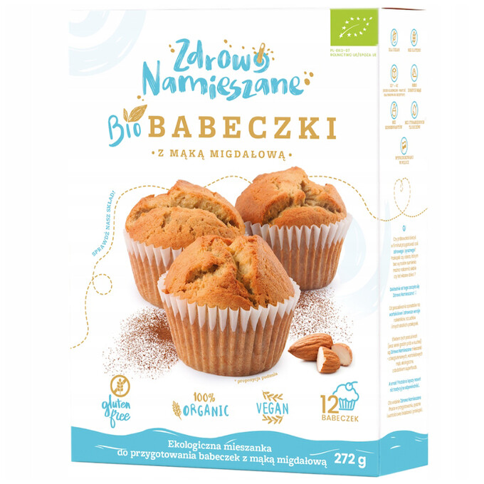 Babeczki z mąką migdałową BIO 272g