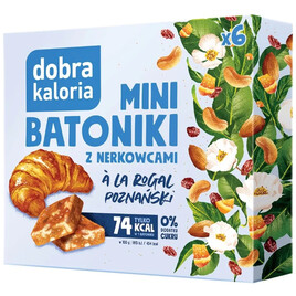 Batoniki z nerkowców à la rogal poznański bez cukru 6szt