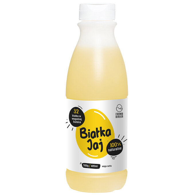 Płynne Czyste Białka jaj kurzych 500 g