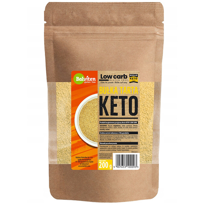 Bułka KETO tarta bezglutenowa 200 g