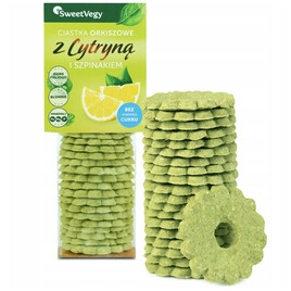 Ciastka orkiszowe z Cytryną i szpinakiem BC 100g