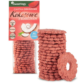 Ciastka orkiszowe Kokosowe z buraczkiem BC 100g
