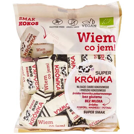 Cukierki krówki o smaku kokosowym bez mleka BIO 150g