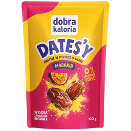Daktyle w posypce marakui bez cukru 100g