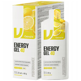 Energy Gel 40 (lemon, BOX 12 x 66 g)