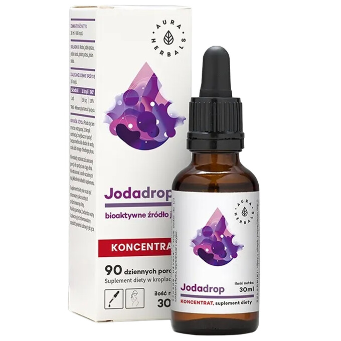 Jodadrop, bioaktywne źródło jodu, koncentrat, krople 30 ml