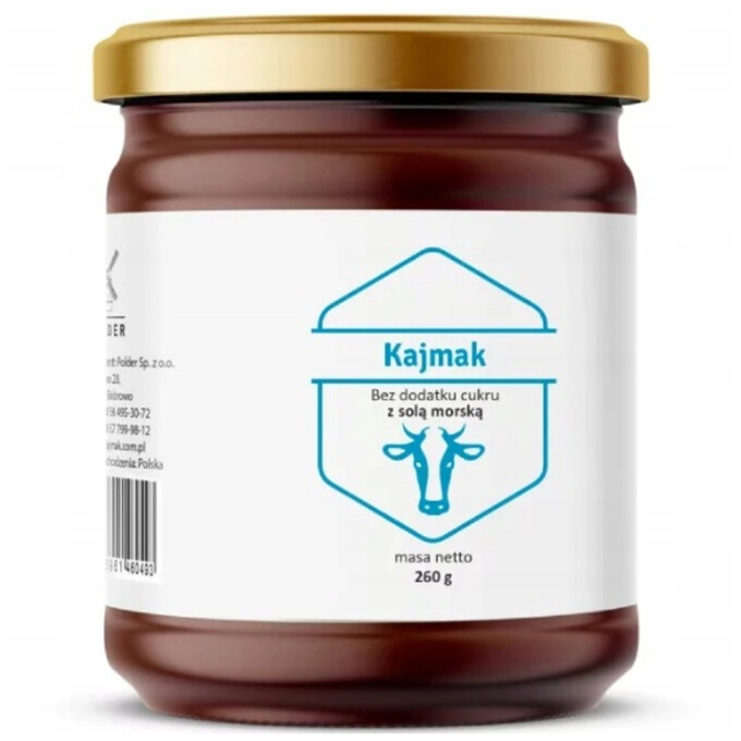 Kajmak bez dodatku cukru z solą morską 260g