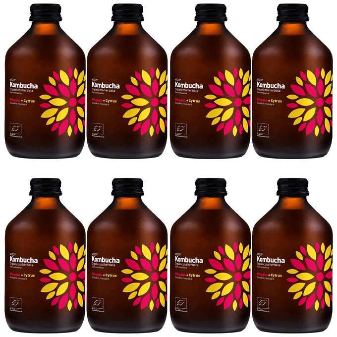 Kombucha BIO Hibiskus+Cytrus 330ml 8 szt