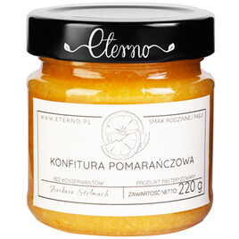 Konfitura pomarańczowa o obniżonej zawartości cukru 220g