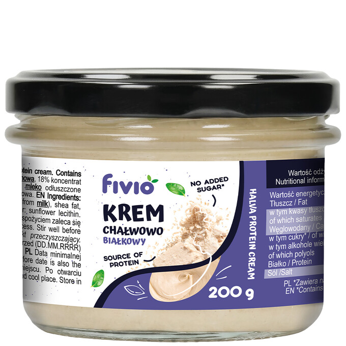 Krem chałwowo - białkowy 200g
