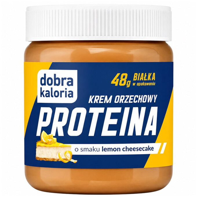 Krem proteinowy orzechowy o smaku lemon cheesecake 200g