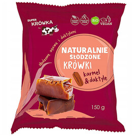 Krówki naturalnie słodzone daktylem i agawą BIO 150g