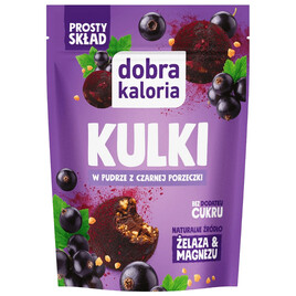Kulki owocowo-orzechowe w pudrze z czarnej porzeczki BDC 65g