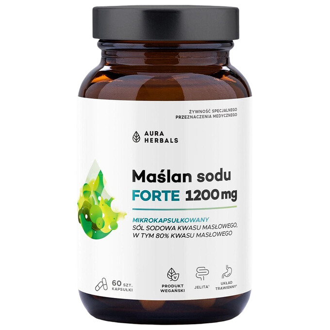 Maślan sodu FORTE 1200 mg, mikrokapsułkowany, kapsułki 60 sz