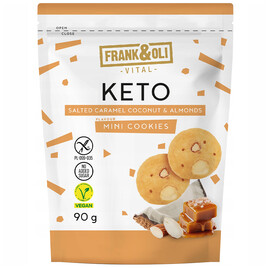 Miękkie ciasteczka KETO kokosowe z migdałami bez cukru 90g
