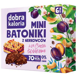 Mini batoniki z nerkowców à la ciasto śliwkowe bdc 102g
