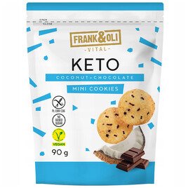 Mini ciasteczka o smaku kokosa i czekolady bezgl. bdc 90g