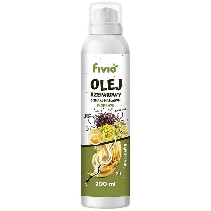 Olej rzepakowy o smaku maślanym w sprayu 200ml