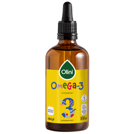 Olej Omega 3 dla dzieci Jagodowo-malinowy 100 ml