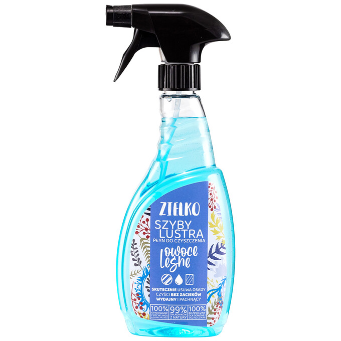 SZYBY LUSTRA Płyn do czyszczenia Owoce Leśne 500ml